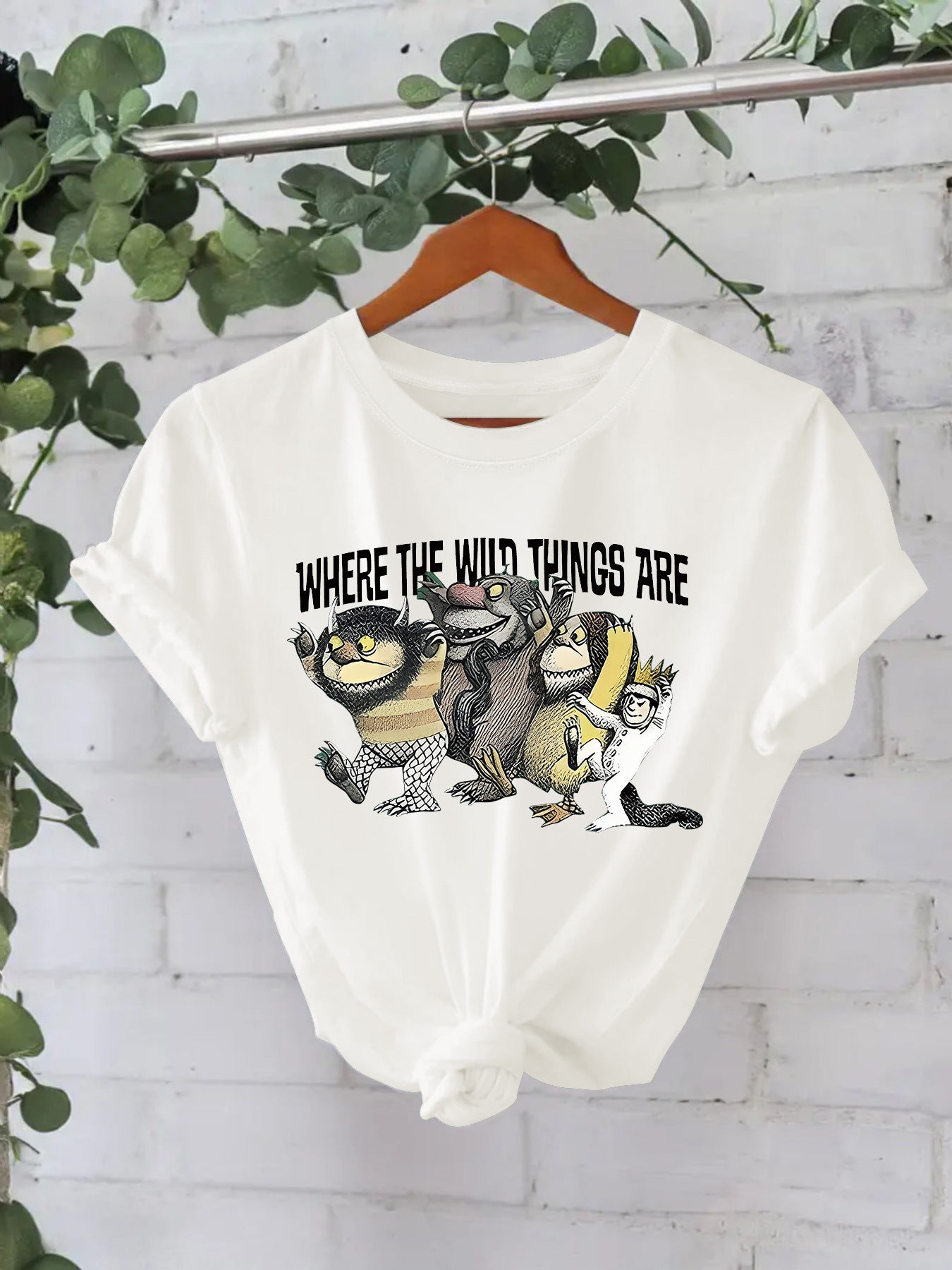 Printed Short Sleeve Monster